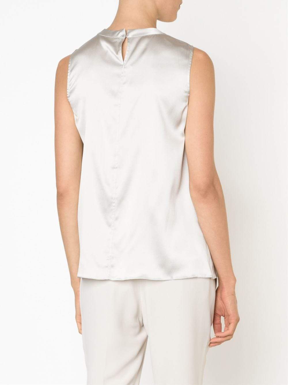 BRUNELLO CUCINELLI-Satin Crewneck Tank-