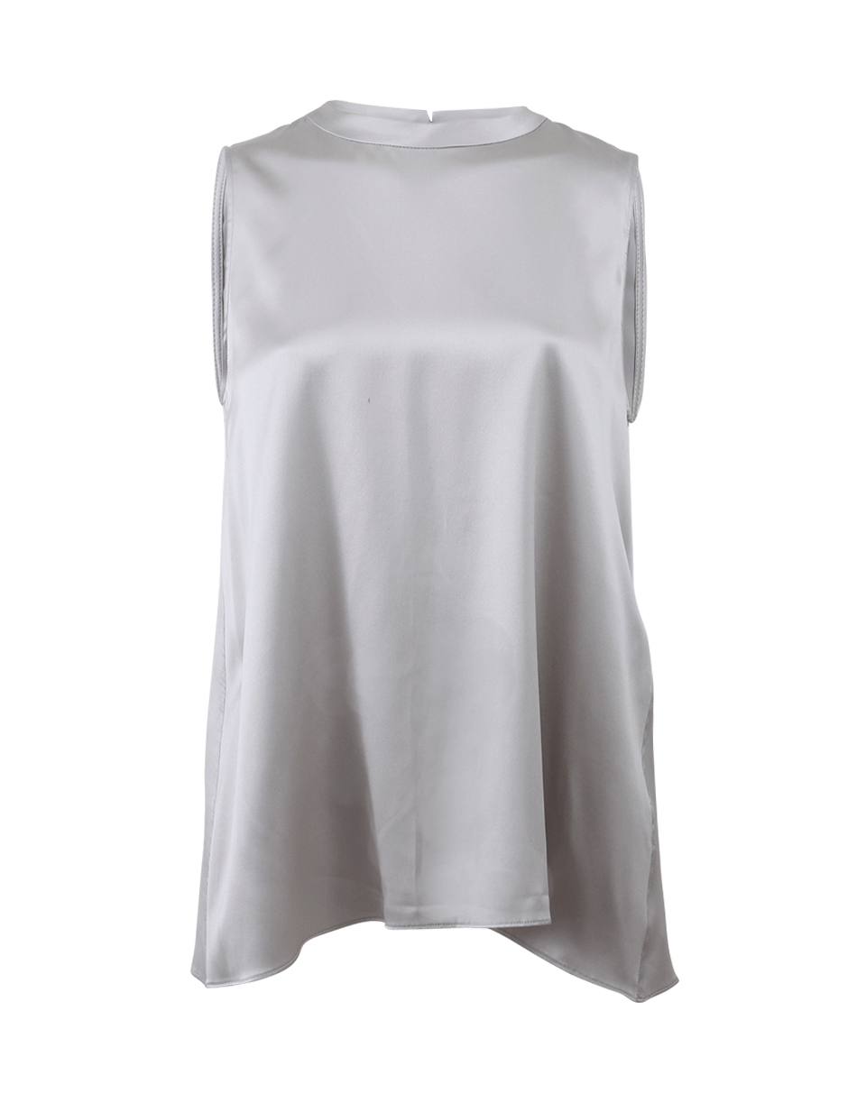 BRUNELLO CUCINELLI-Satin Crewneck Tank-