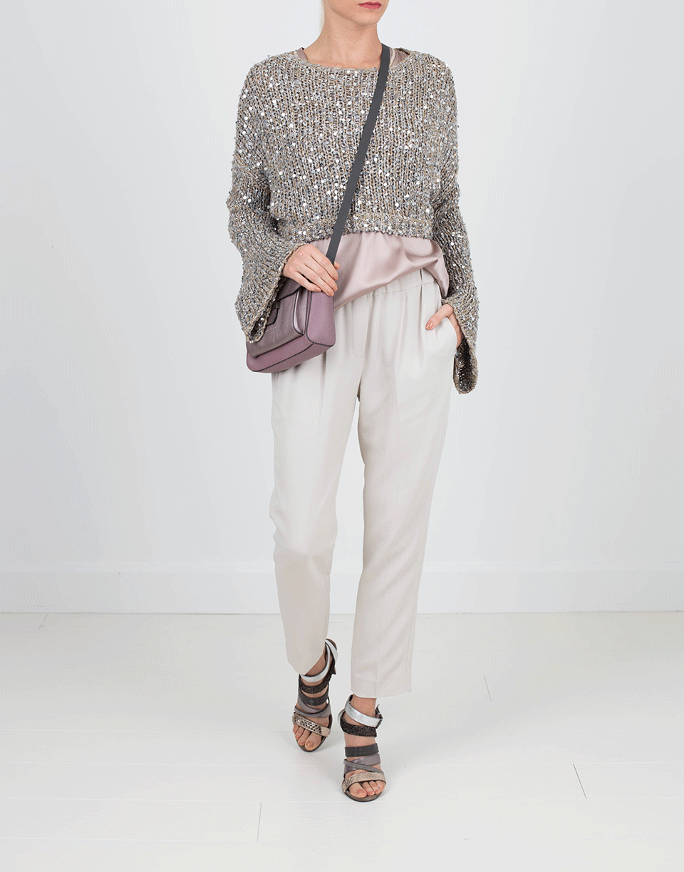 BRUNELLO CUCINELLI-Satin Top-