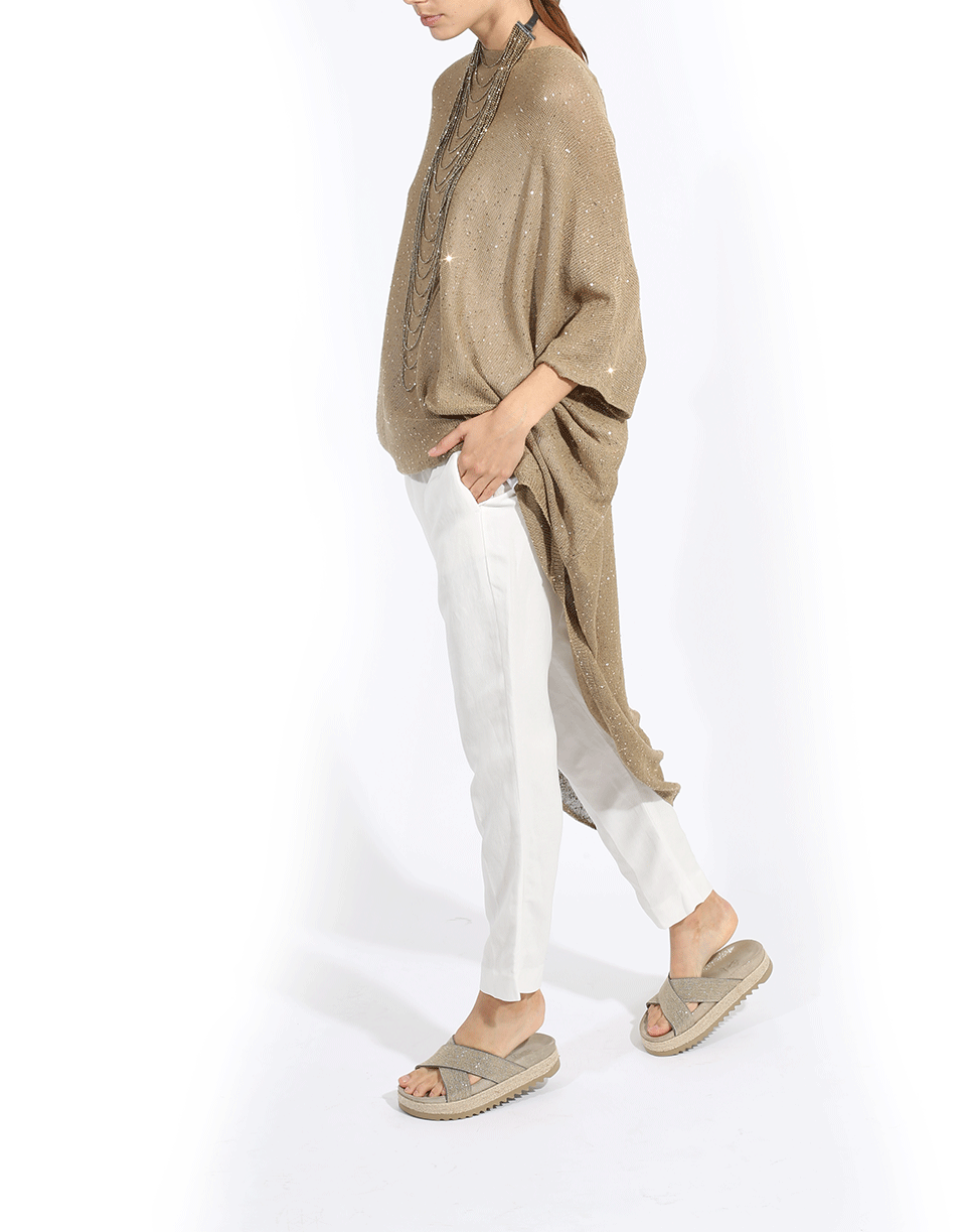 BRUNELLO CUCINELLI-High Low Poncho-