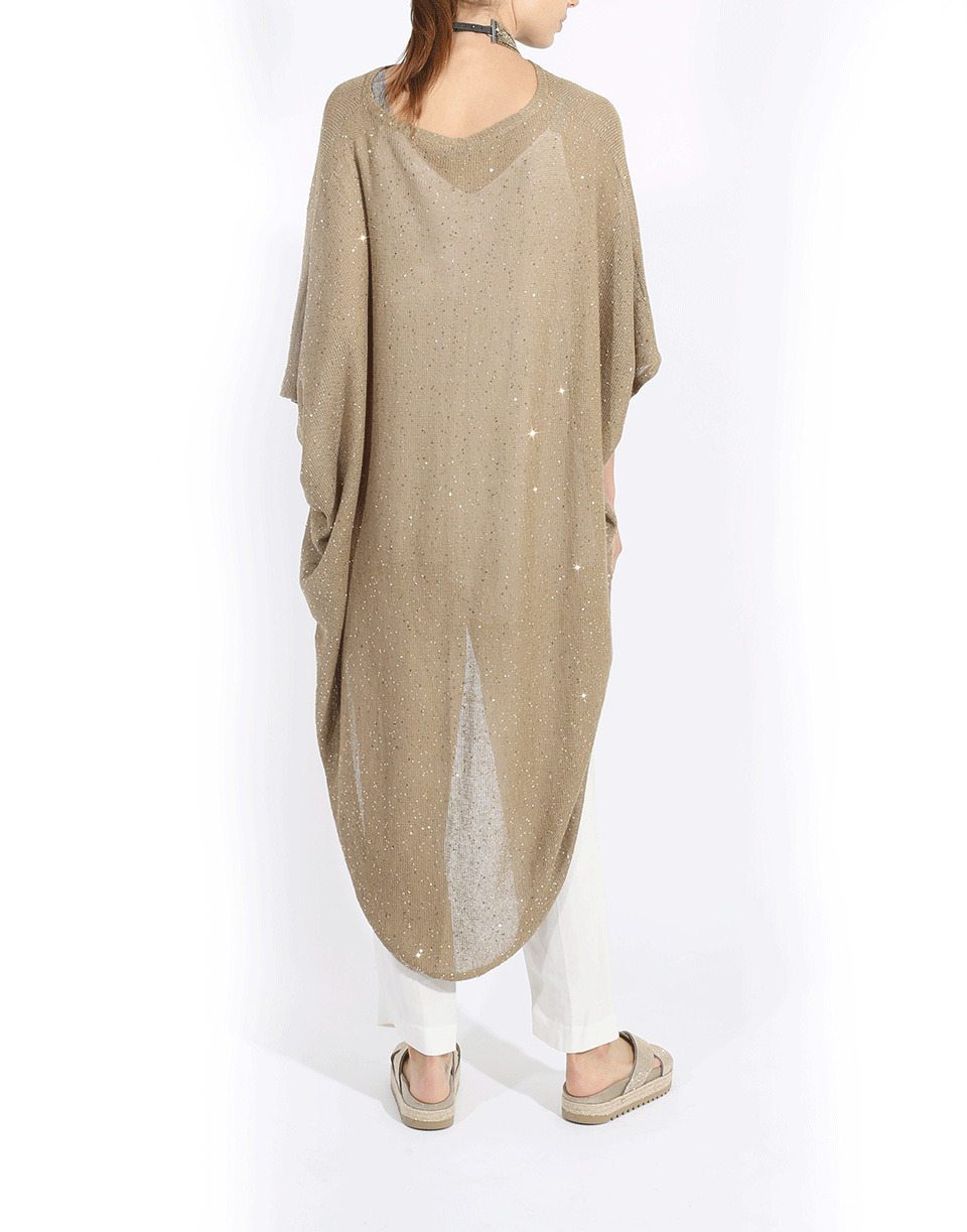 BRUNELLO CUCINELLI-High Low Poncho-