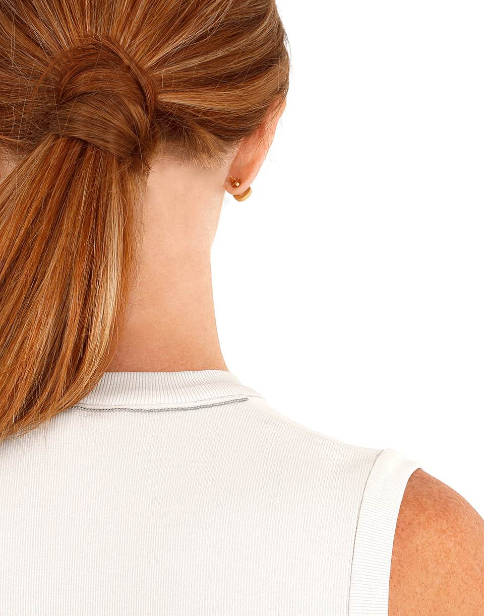 BRUNELLO CUCINELLI-Ribbed Stretch Tank-