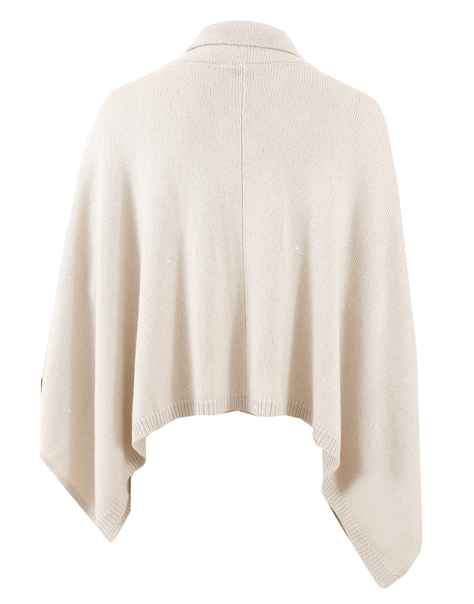 BRUNELLO CUCINELLI-Pailette Cowl Poncho-