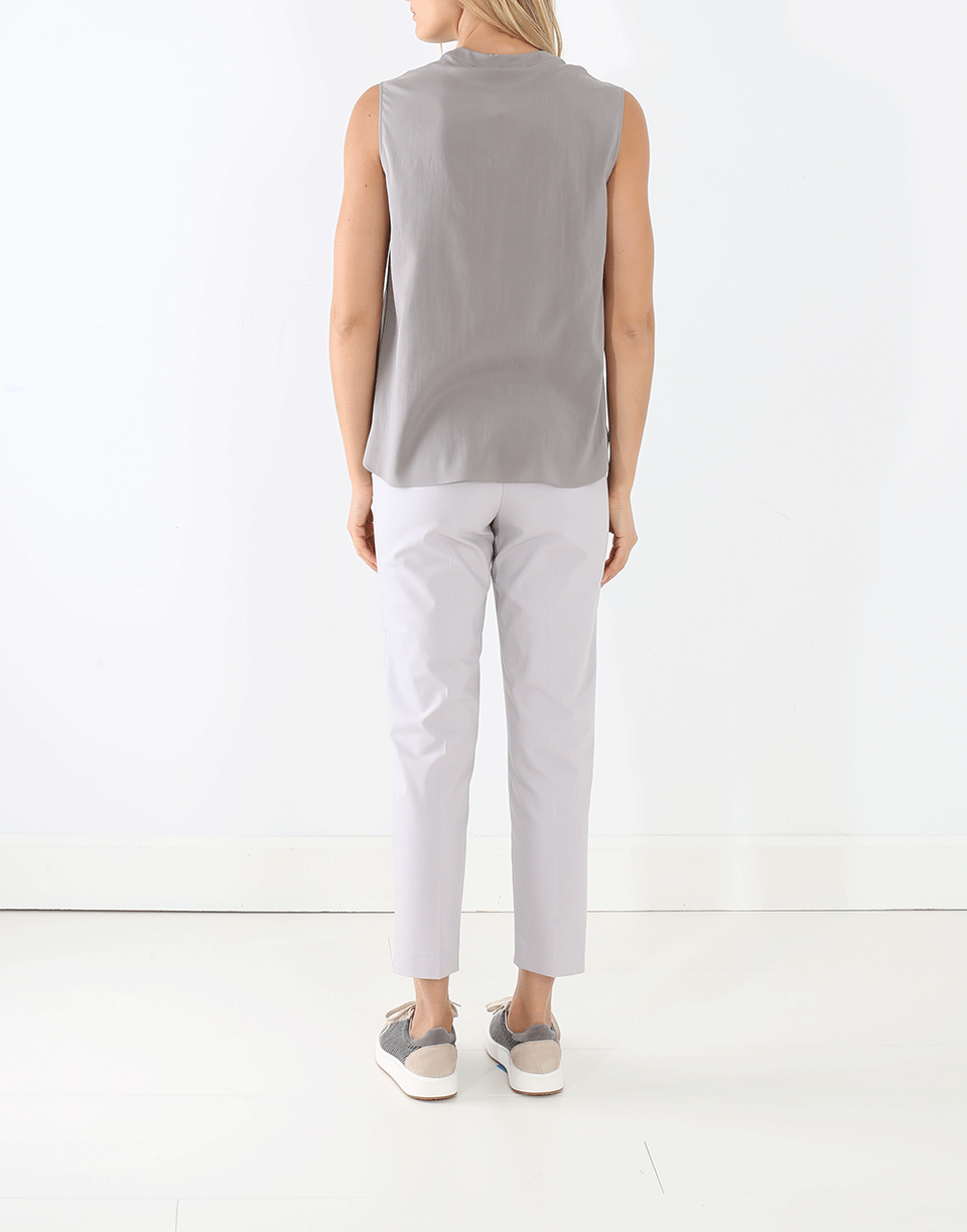 BRUNELLO CUCINELLI-Button Monili Neckline Top-