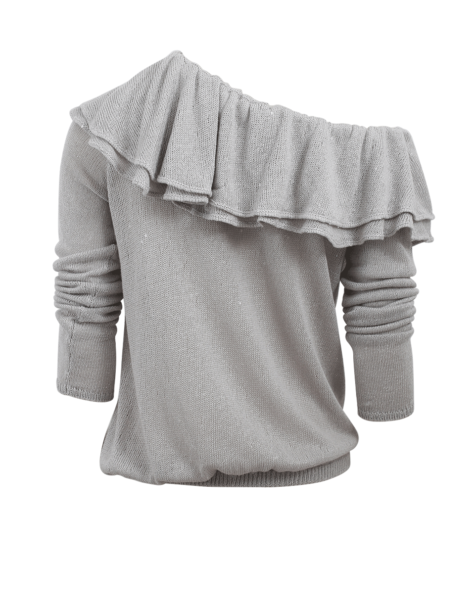 BRUNELLO CUCINELLI-Off Shoulder Top-