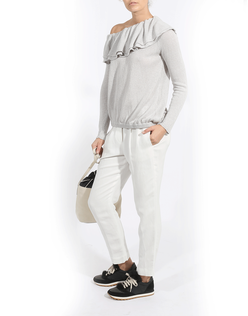 BRUNELLO CUCINELLI-Off Shoulder Top-