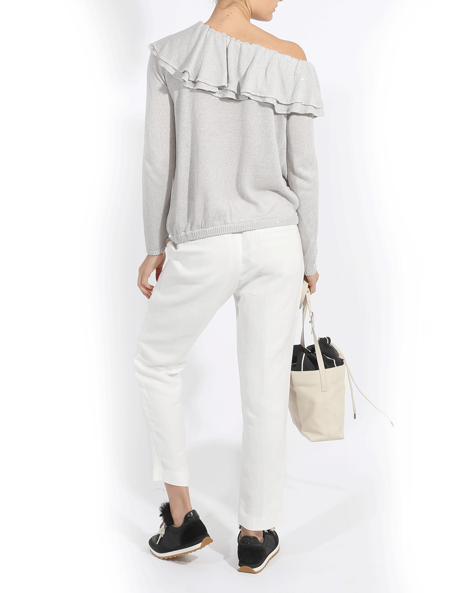 BRUNELLO CUCINELLI-Off Shoulder Top-