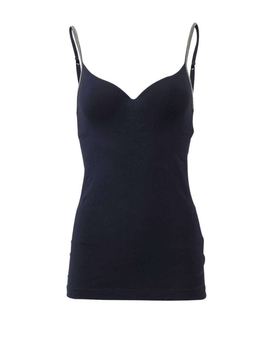 BRUNELLO CUCINELLI-Contoured Monili Trim Camisole-