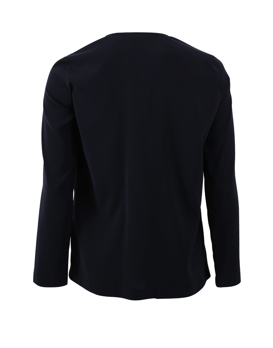 BRUNELLO CUCINELLI-Silk Monili Placket Top-