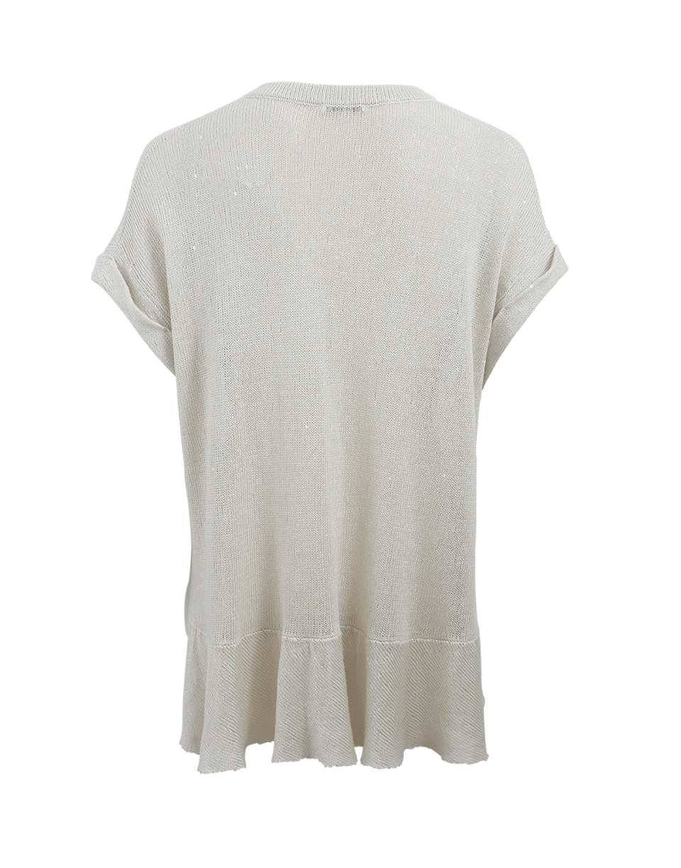 BRUNELLO CUCINELLI-Pailette Top-