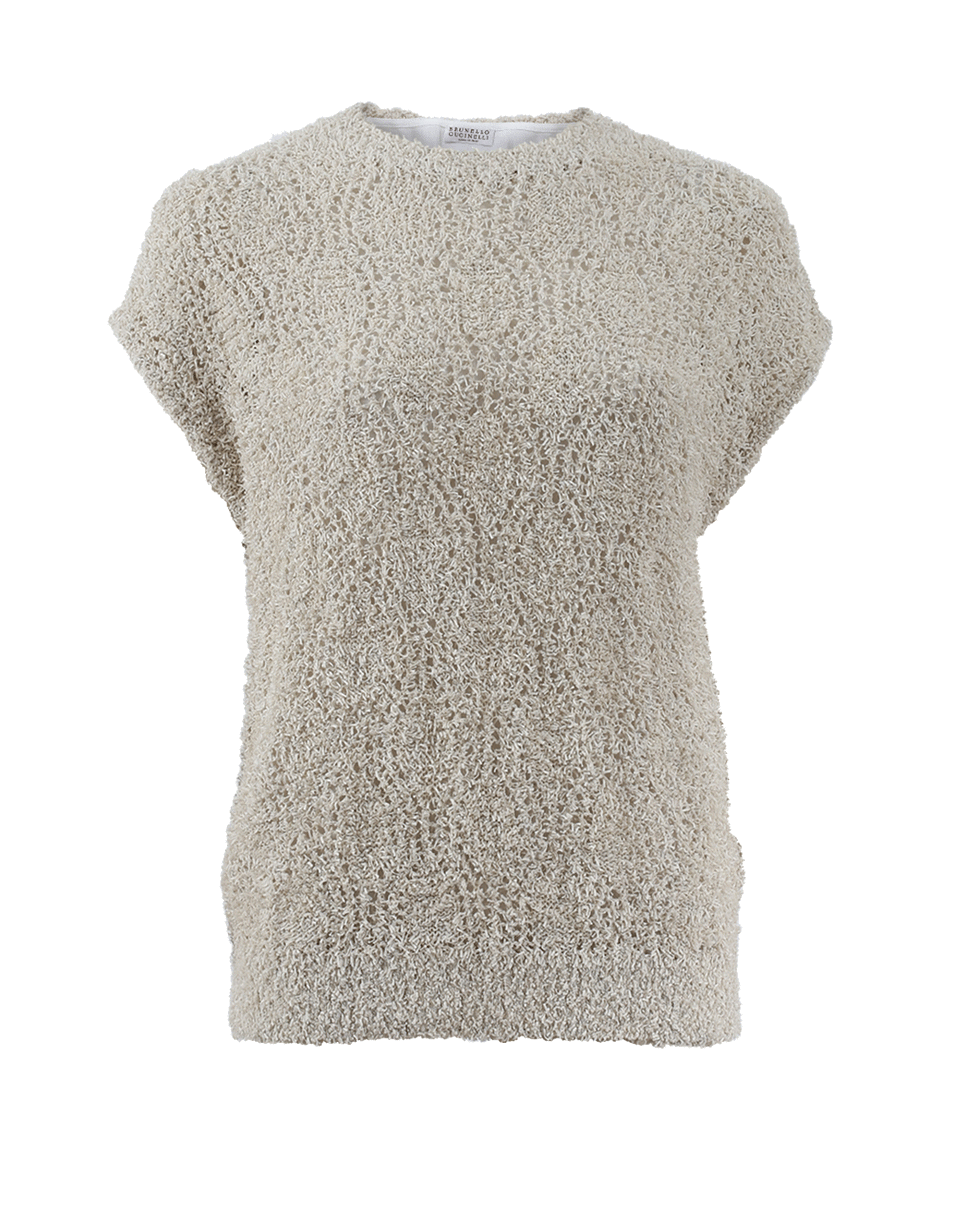 BRUNELLO CUCINELLI-Raffia Pullover-