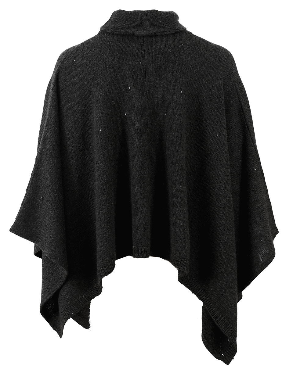 BRUNELLO CUCINELLI-Pailette Cowl Poncho-