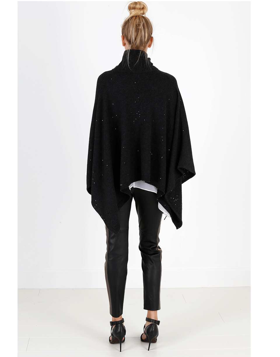 BRUNELLO CUCINELLI-Pailette Cowl Poncho-