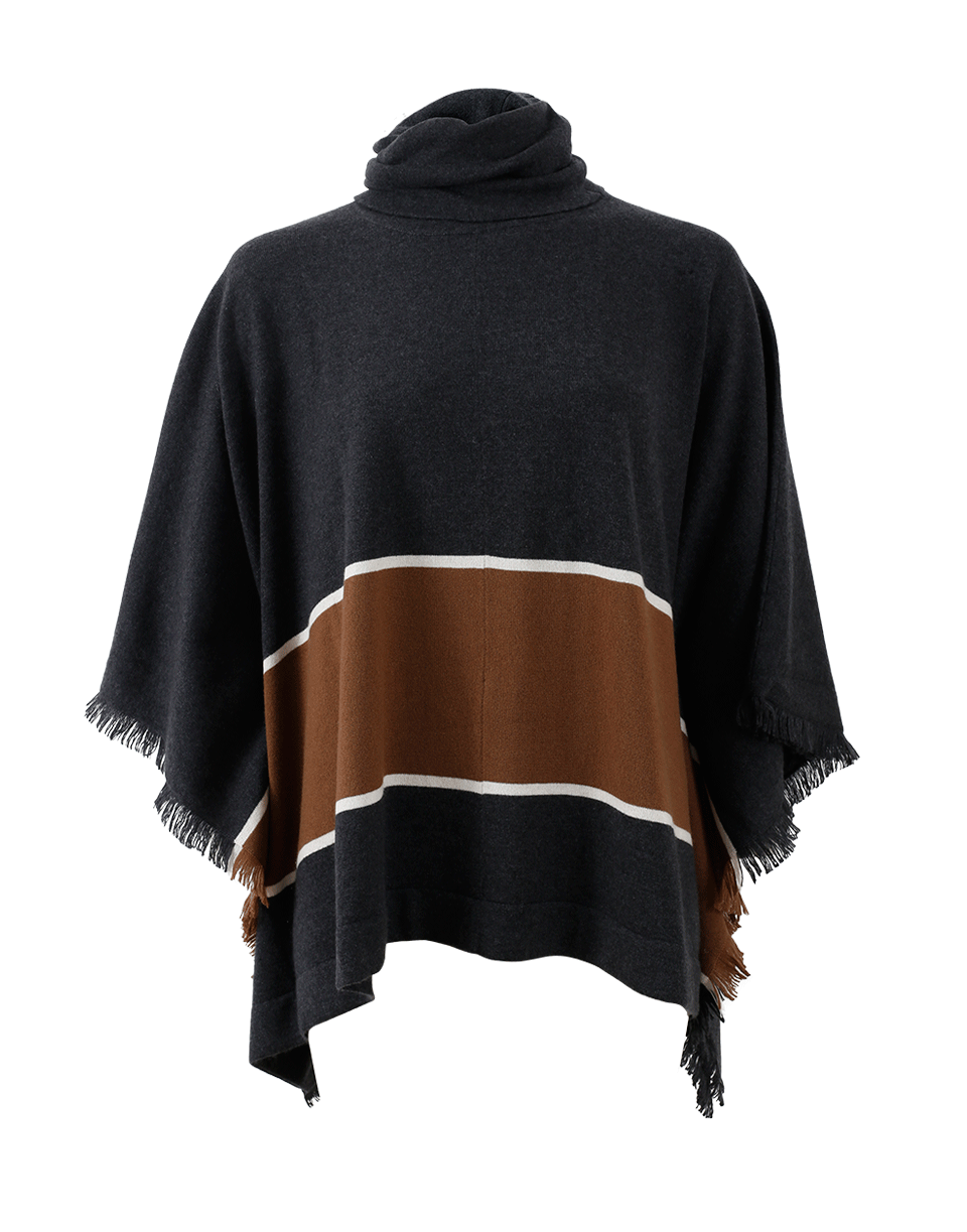 BRUNELLO CUCINELLI-Color Block Poncho-