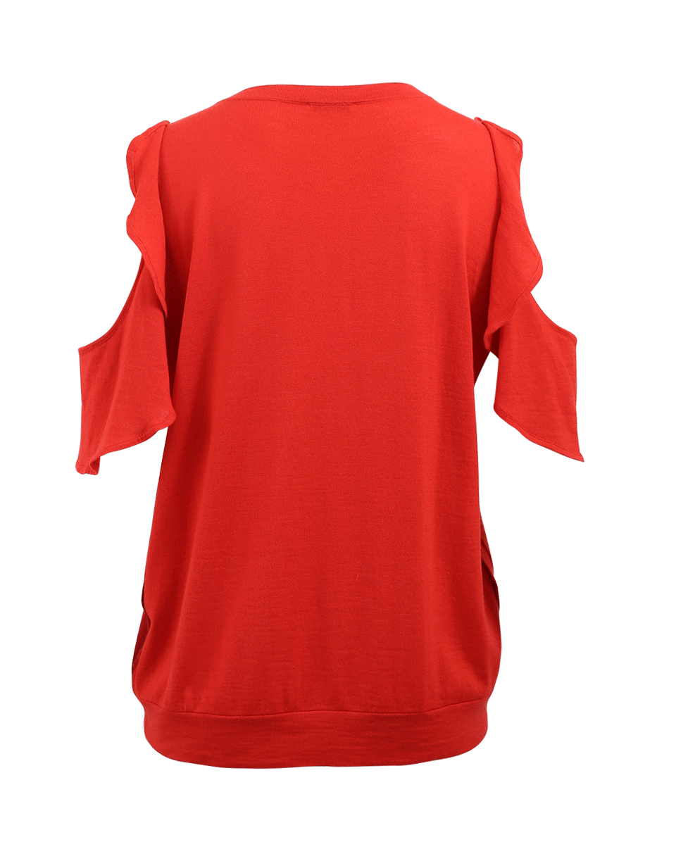 BRUNELLO CUCINELLI-Cold Shoulder Top-