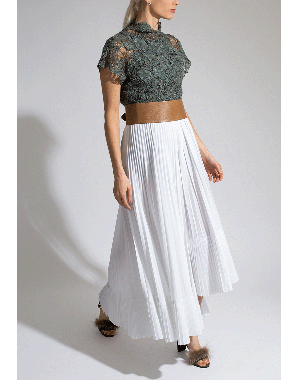 BRUNELLO CUCINELLI-Lace Top With Silk Cami-