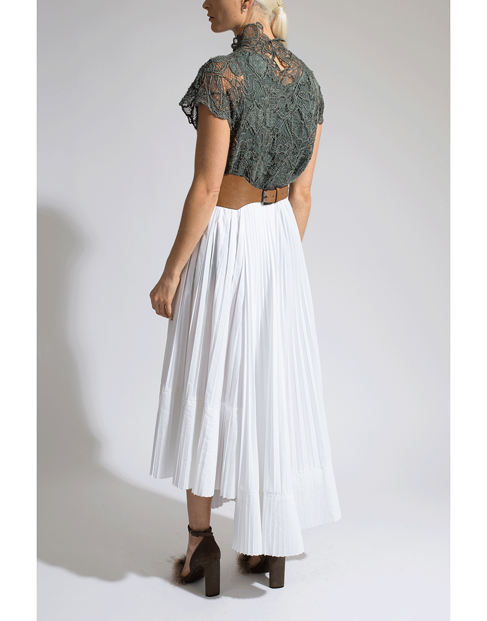 BRUNELLO CUCINELLI-Lace Top With Silk Cami-