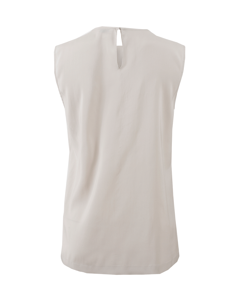 BRUNELLO CUCINELLI-Monili Silk Tank-