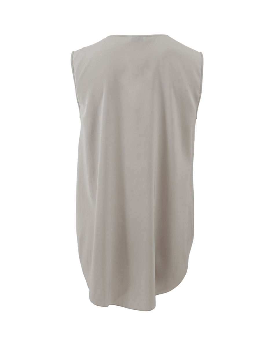 BRUNELLO CUCINELLI-Monili Placket Parachute Top-