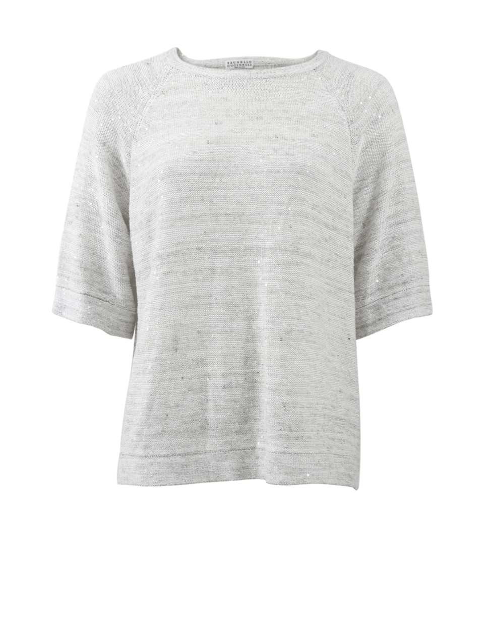 BRUNELLO CUCINELLI-Raglan Paillette Pull Over-