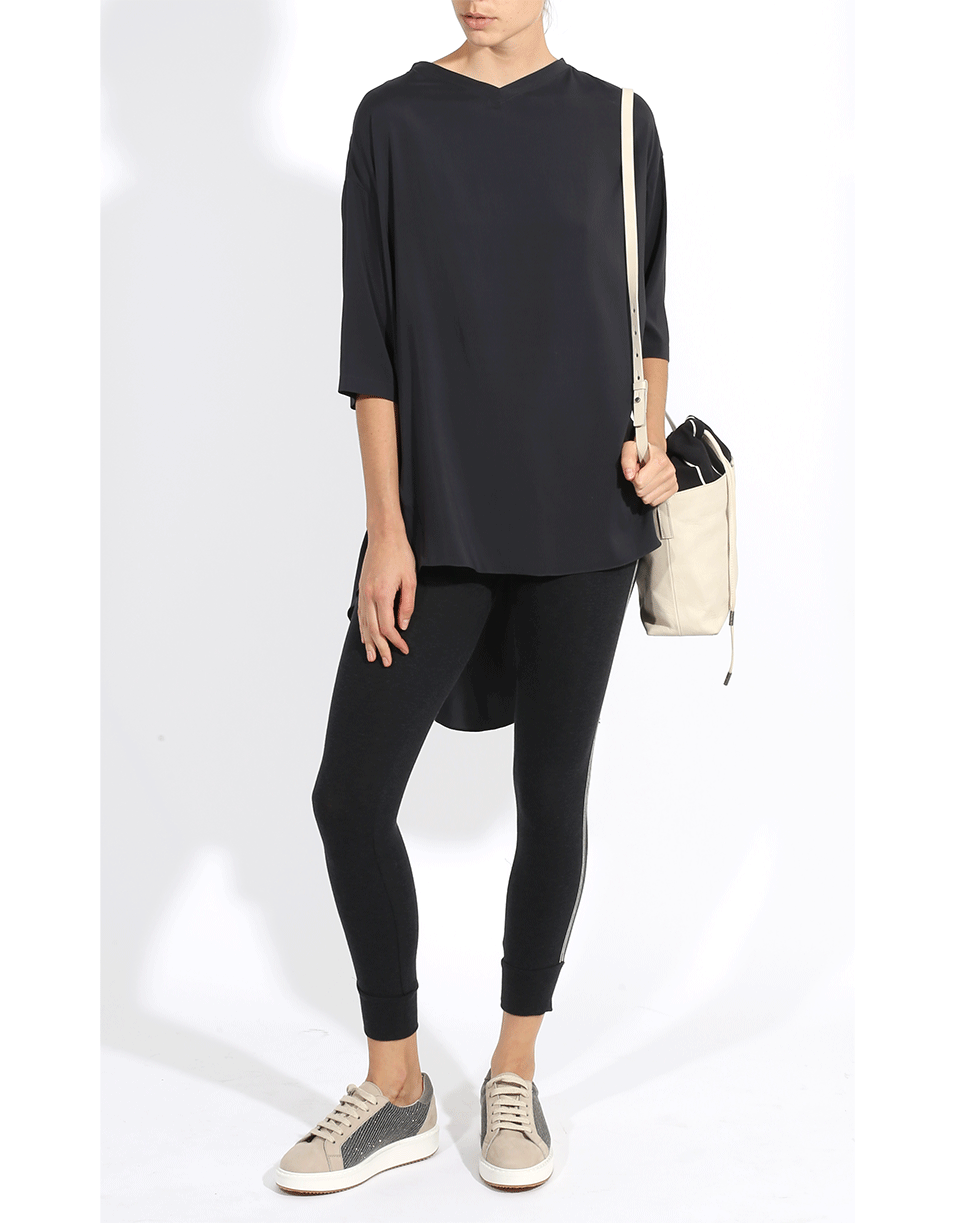 BRUNELLO CUCINELLI-High Low Hem Top-