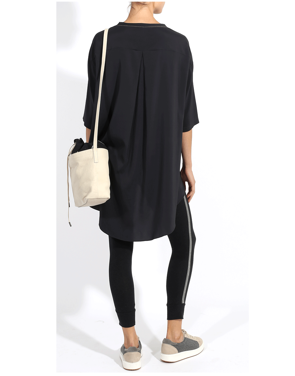 BRUNELLO CUCINELLI-High Low Hem Top-