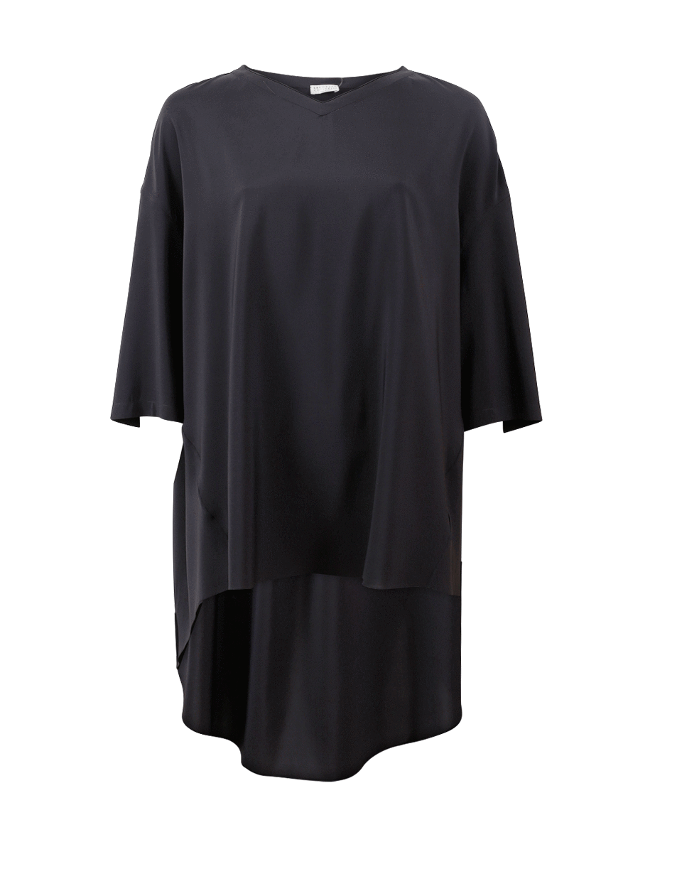 BRUNELLO CUCINELLI-High Low Hem Top-