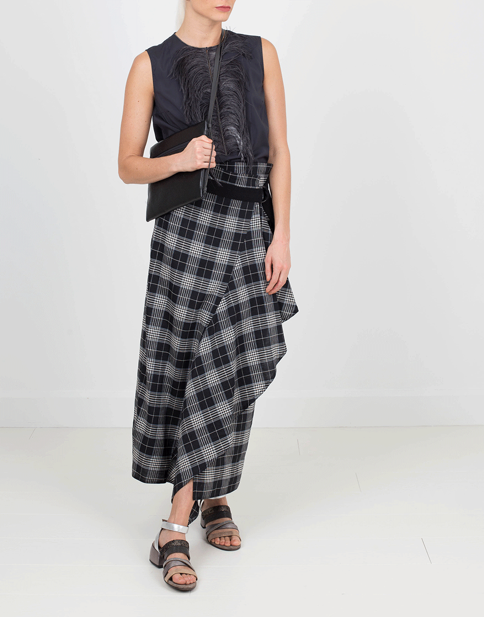 BRUNELLO CUCINELLI-Feather Bib Top-
