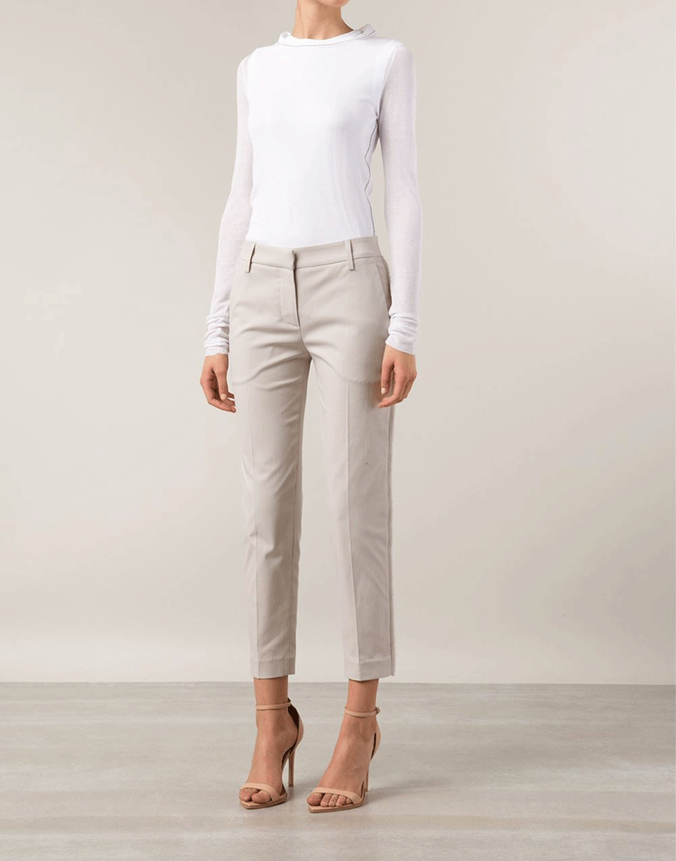 BRUNELLO CUCINELLI-Gauze Overlay Fitted Shirt-