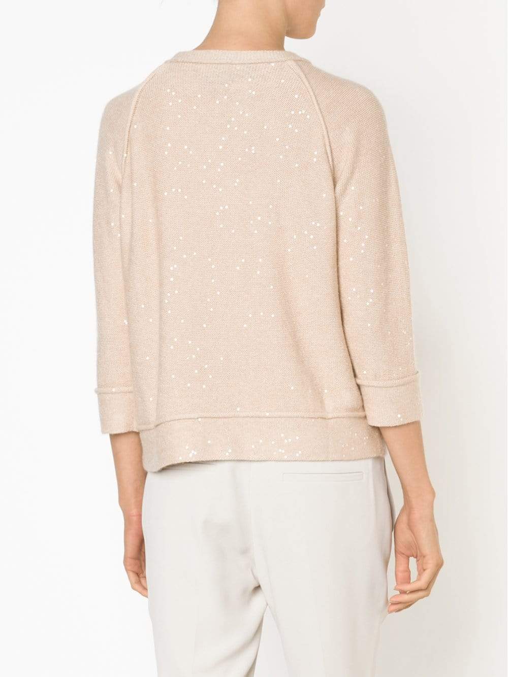 BRUNELLO CUCINELLI-Raglan Paillette Pullover-
