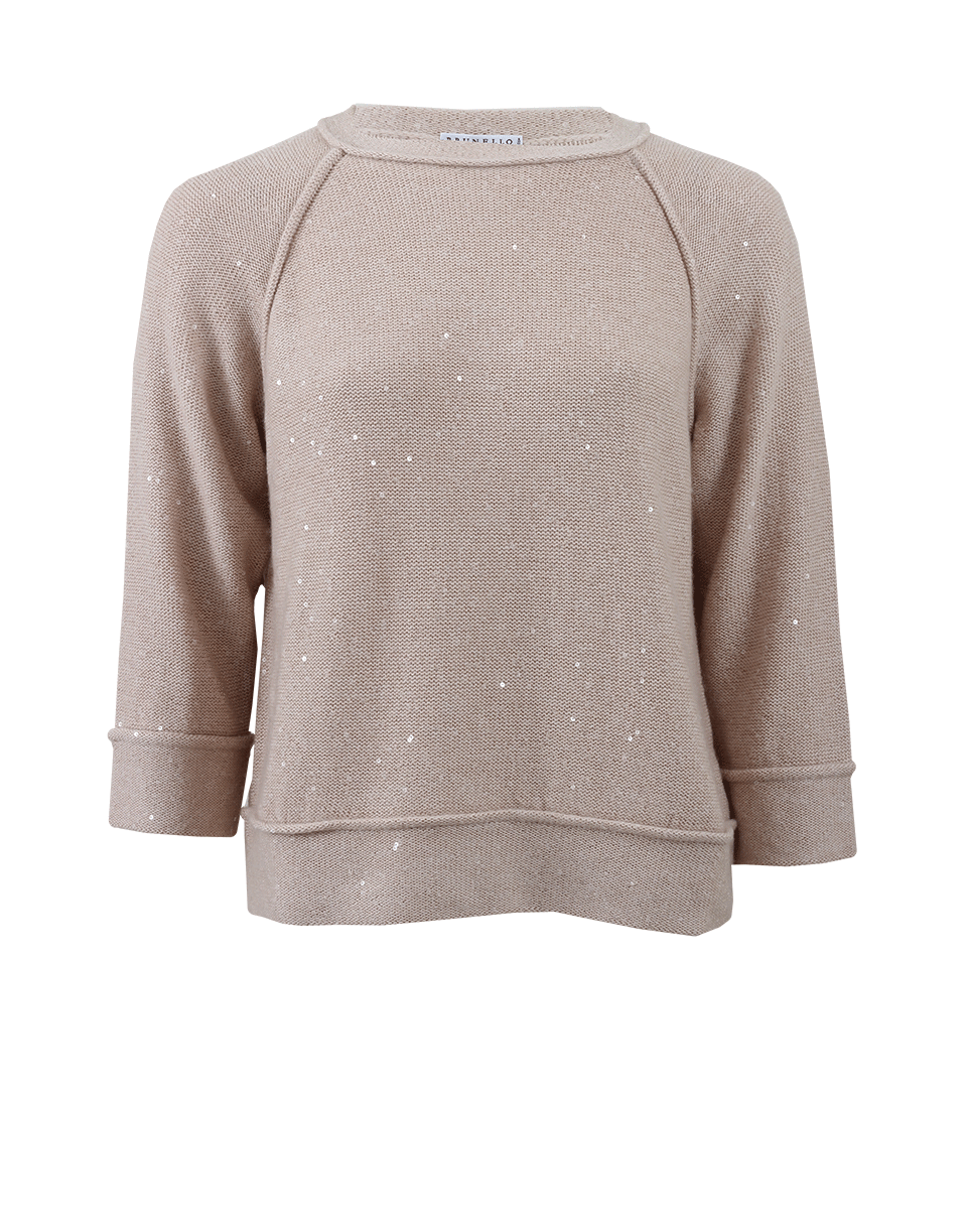 BRUNELLO CUCINELLI-Raglan Paillette Pullover-