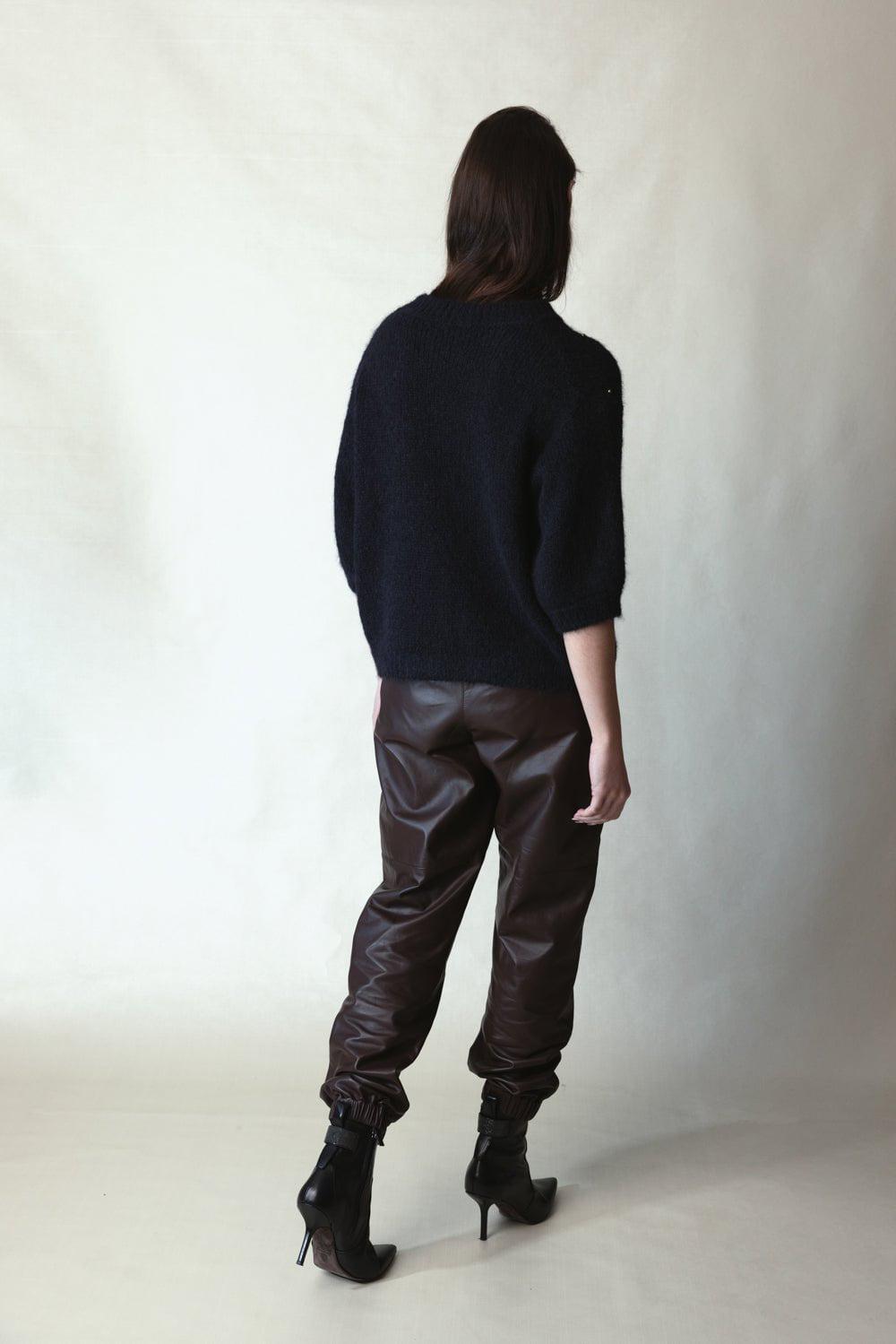 BRUNELLO CUCINELLI-Three Quarter Sleeve Embellished Sweater-