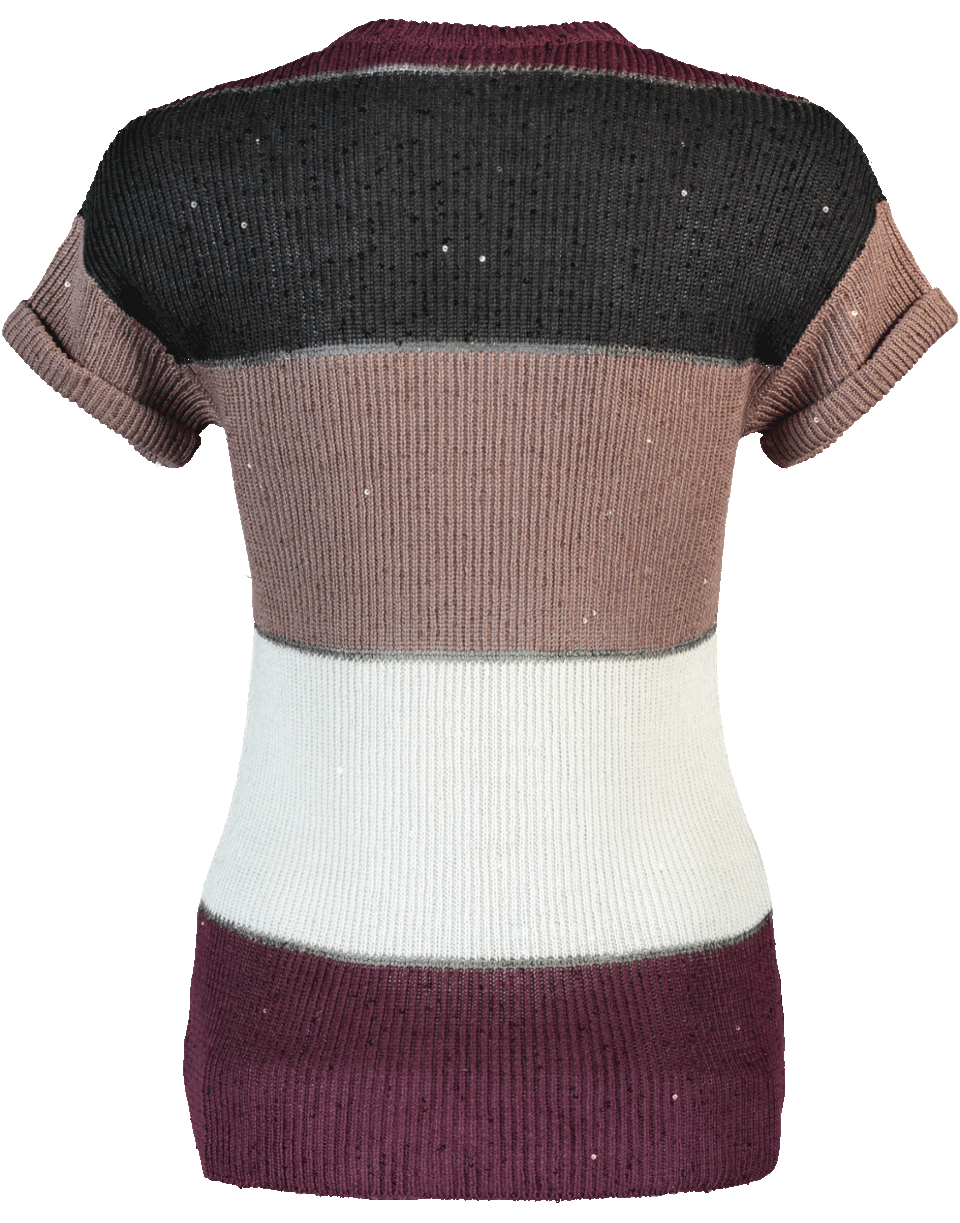 BRUNELLO CUCINELLI-Multi Stripe Pullover-