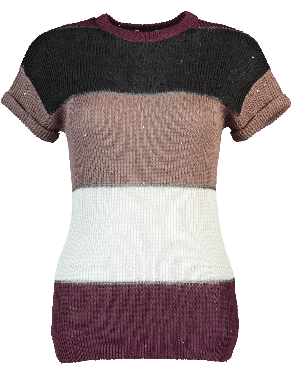 BRUNELLO CUCINELLI-Multi Stripe Pullover-