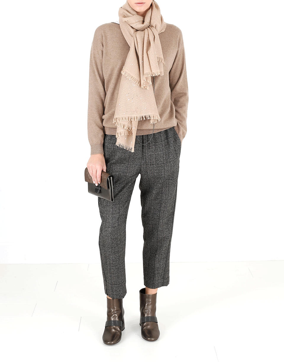 BRUNELLO CUCINELLI-Monili Lined Pullover-
