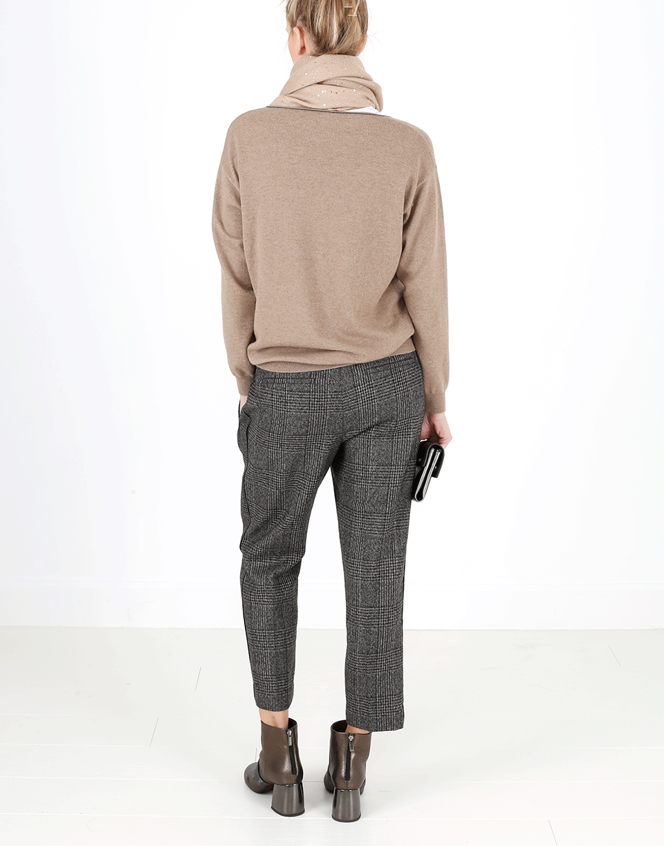 BRUNELLO CUCINELLI-Monili Lined Pullover-