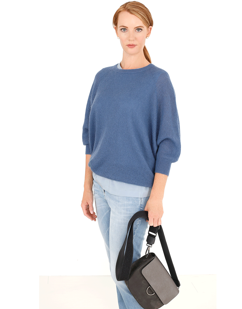 BRUNELLO CUCINELLI-English Ribbed Sweater-