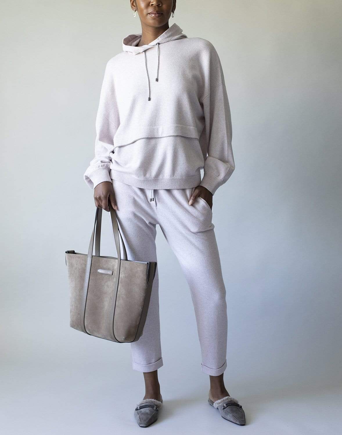 BRUNELLO CUCINELLI-Cashmere Wool Hooded Monili Jacket-