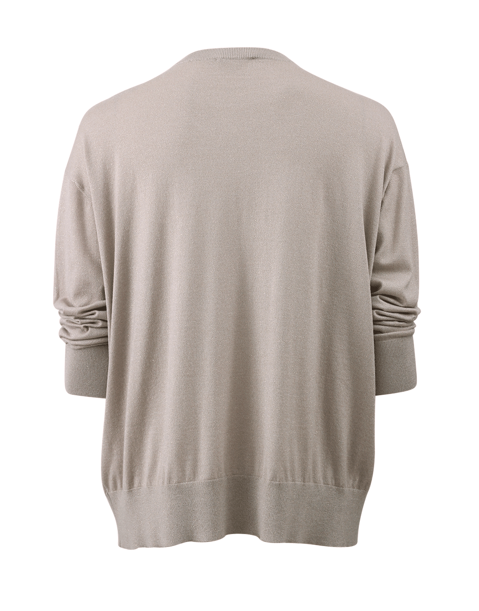 BRUNELLO CUCINELLI-Cashmere Lurex Pullover-