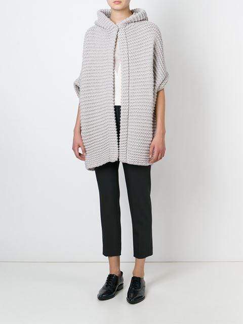 BRUNELLO CUCINELLI-Fisherman Hooded Poncho-