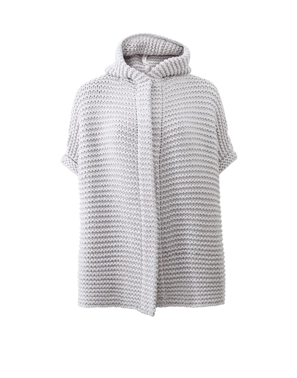 BRUNELLO CUCINELLI-Fisherman Hooded Poncho-