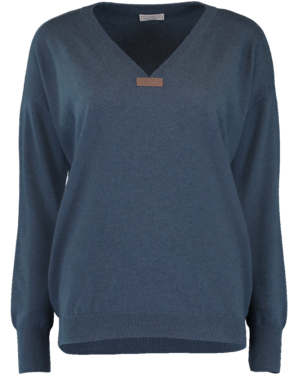 BRUNELLO CUCINELLI-Cashmere Pullover-DRAGONFL