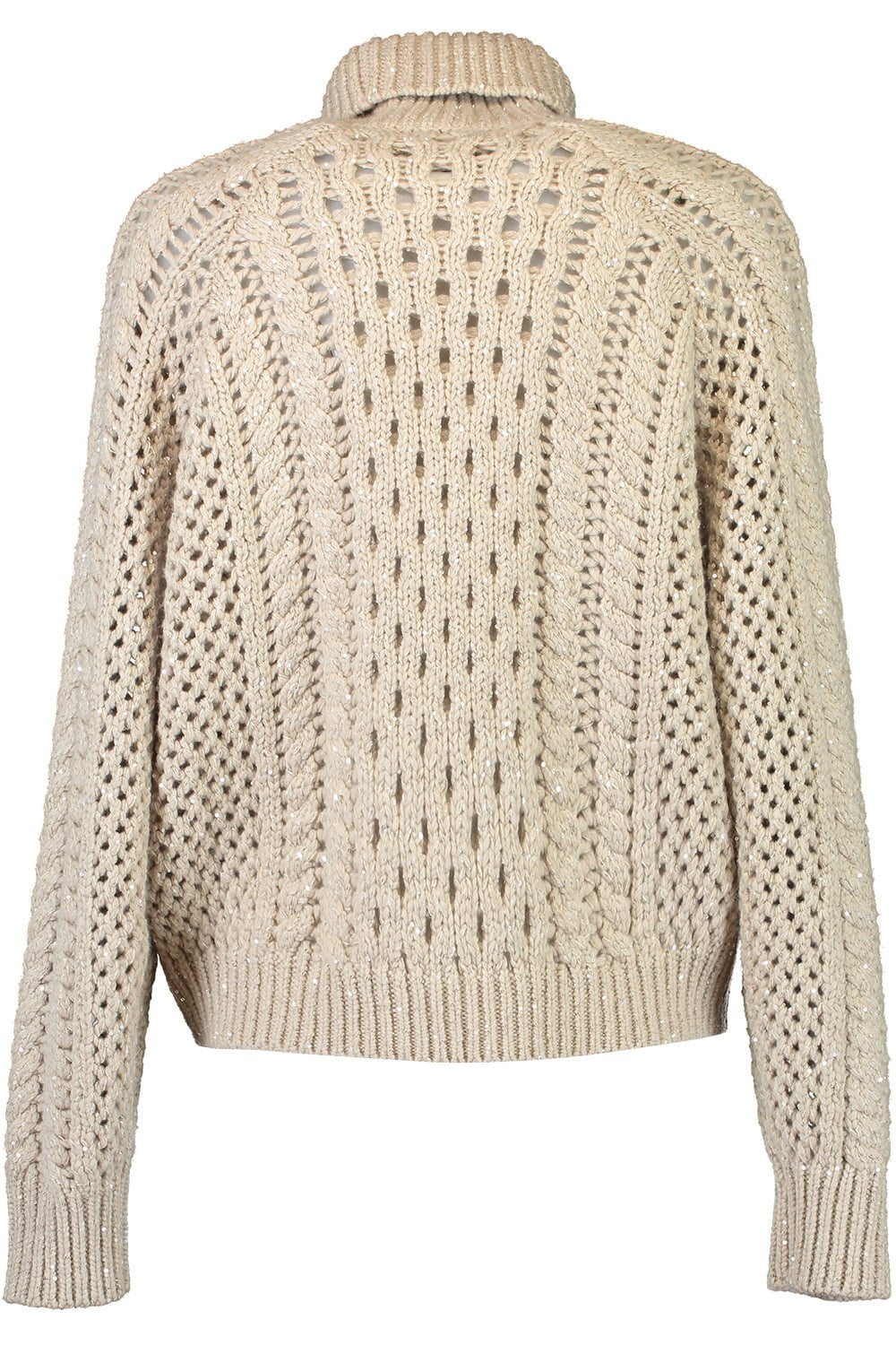 BRUNELLO CUCINELLI-Micro Paillette Turtleneck-