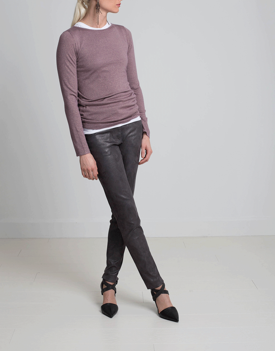 BRUNELLO CUCINELLI-Lurex Pullover-