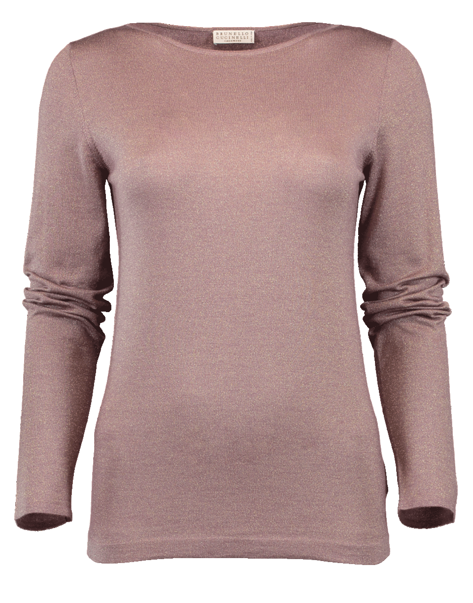 BRUNELLO CUCINELLI-Lurex Pullover-