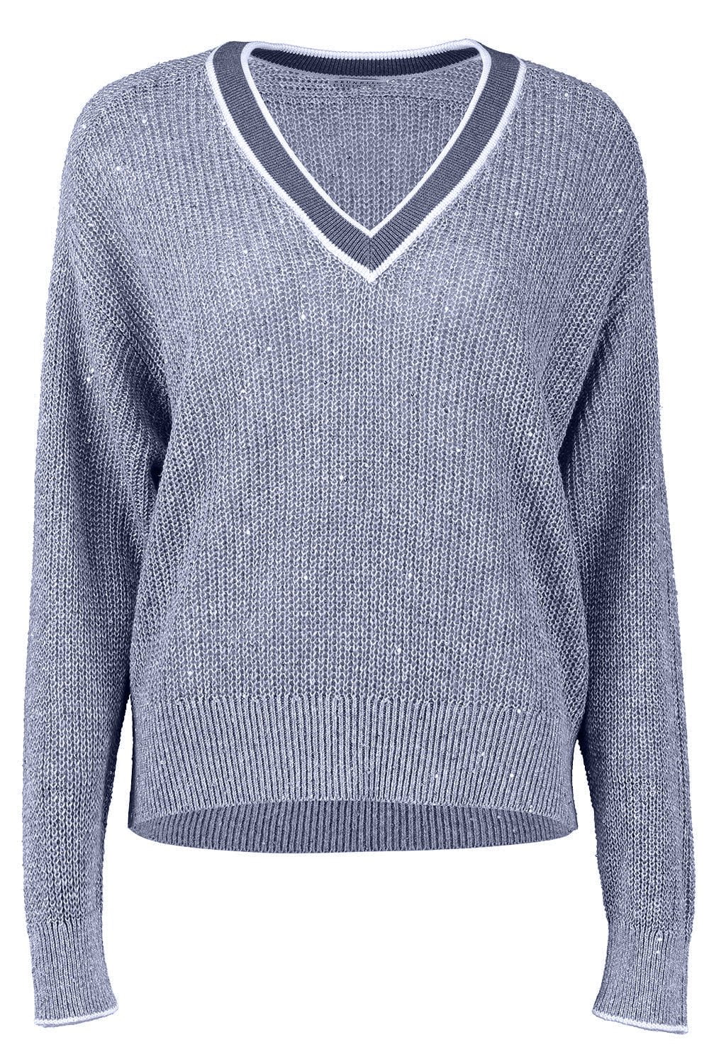 BRUNELLO CUCINELLI-English Rib Dazzling Active Sweater-
