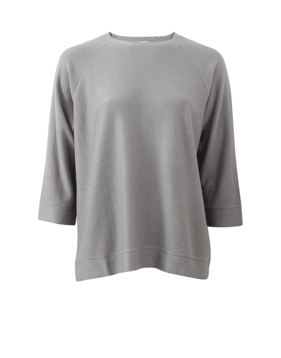 BRUNELLO CUCINELLI-Lurex Pullover-