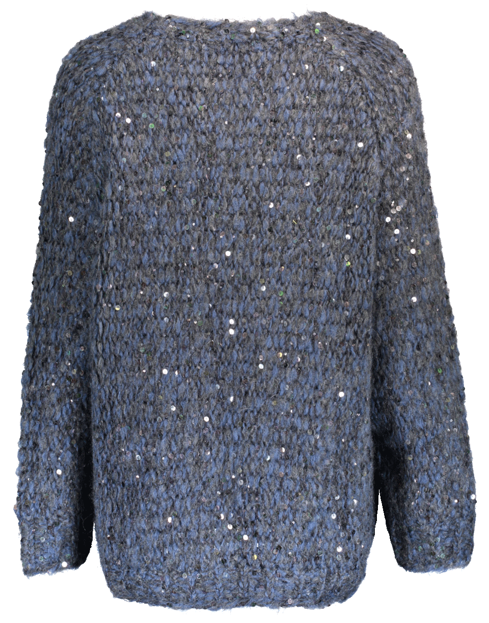 BRUNELLO CUCINELLI-Macro Pailette Pullover-OXFORD