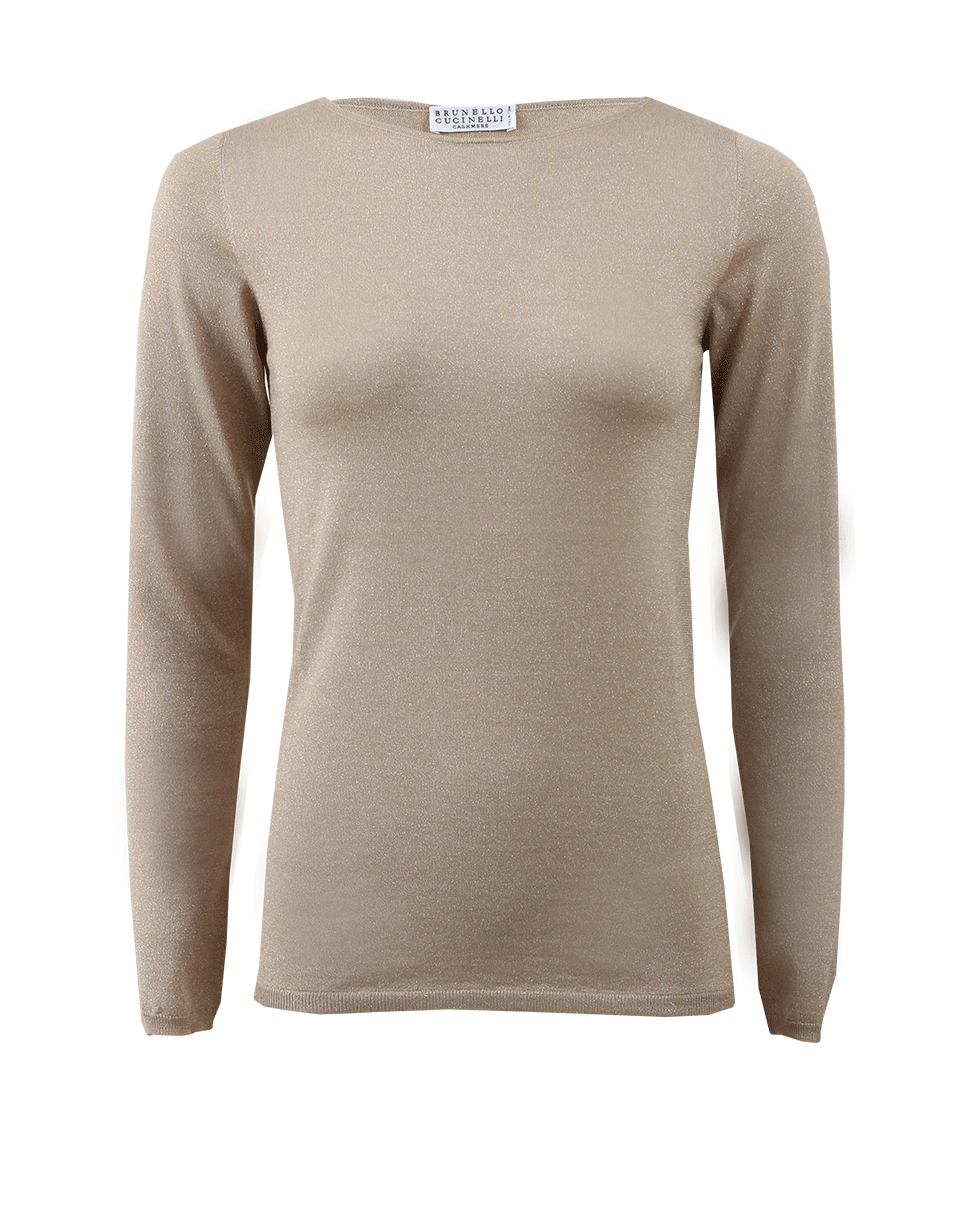 BRUNELLO CUCINELLI-Cashmere Silk Lurex Pullover-