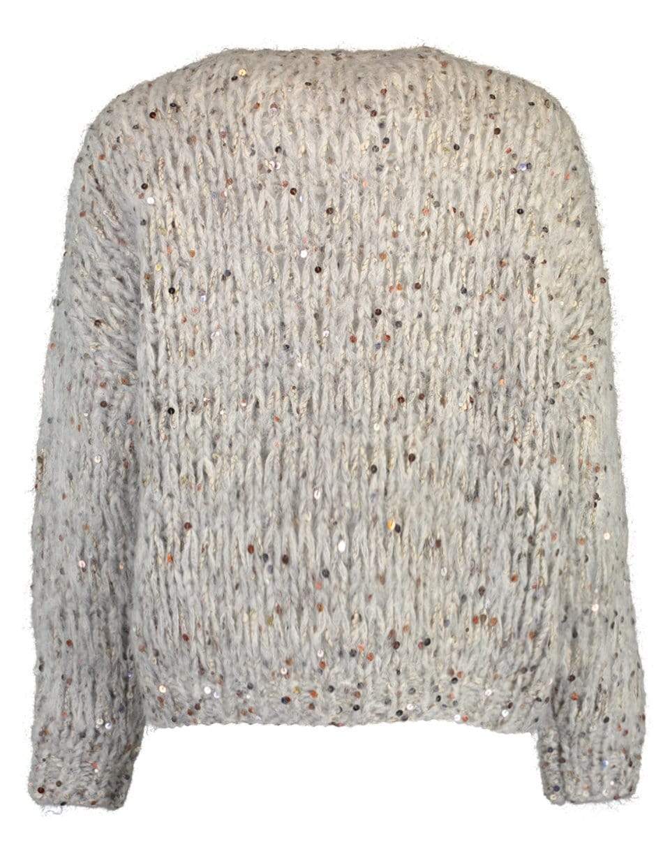 BRUNELLO CUCINELLI-Sparkle Tweed Pullover Top-